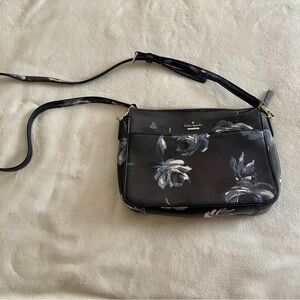 Kate Spade Navy Floral Crossbody Bag